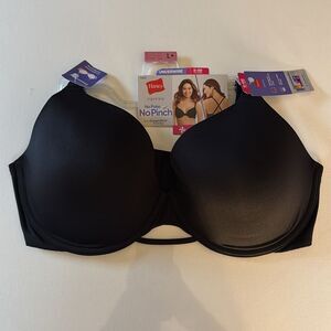 Hanes Bra Black Underwire L + D-DD Size